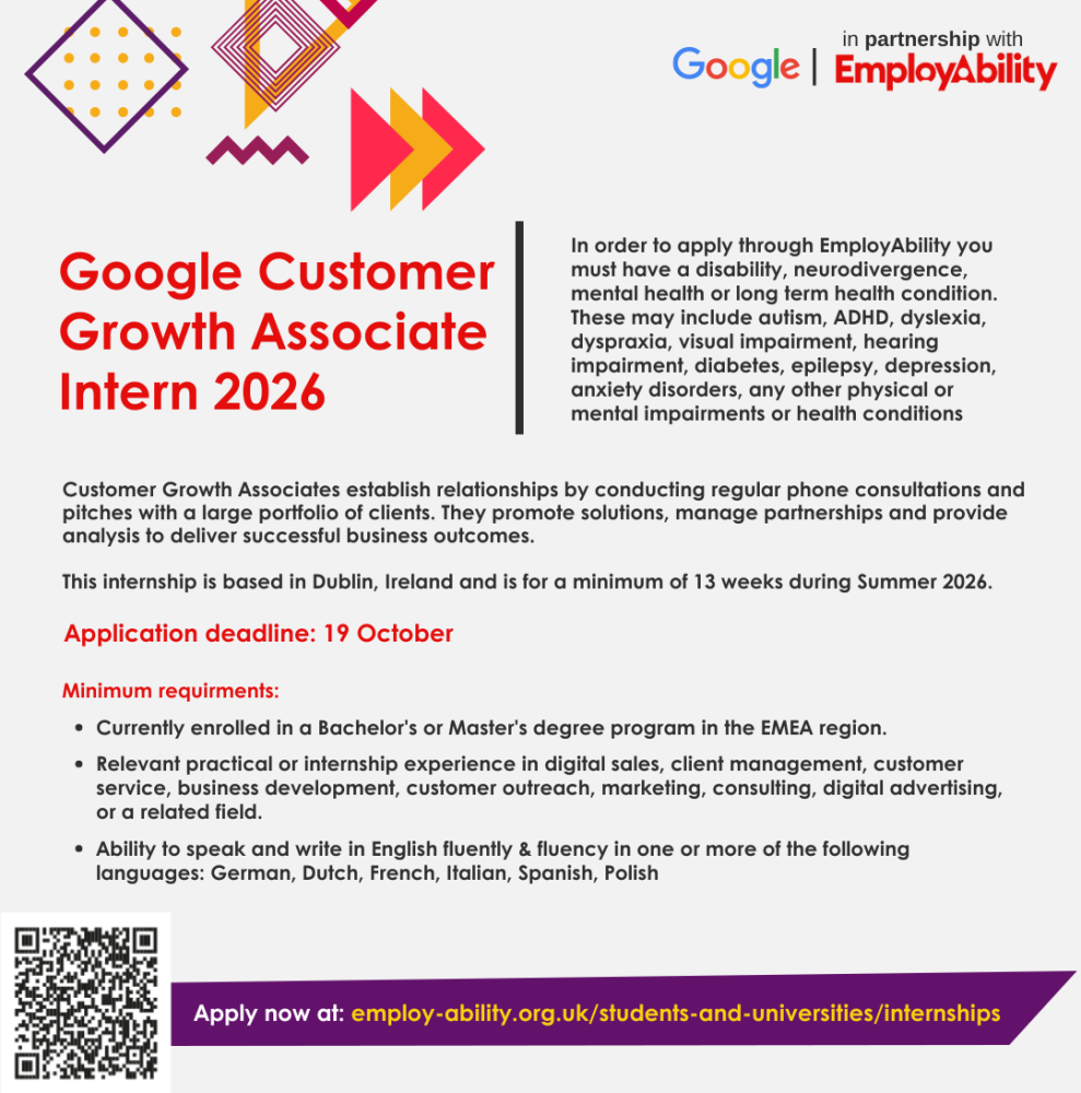 plakat informacyjny ze szczegółami w języku angielskim