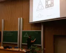 wykład prof. Strobina na auli