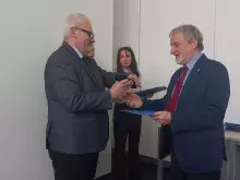 Dziekan wręcza Medale 55-lecia