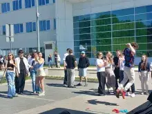 gra studencka z woreczkami