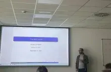 Michał Zakrzewski prowadzi warsztaty