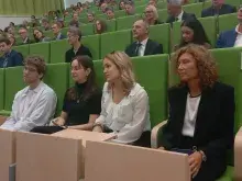 Stanisław Chełkowski, Martyna Pieczka i Maja Zontek (RSS WMFiI), dr Marta Frankowska