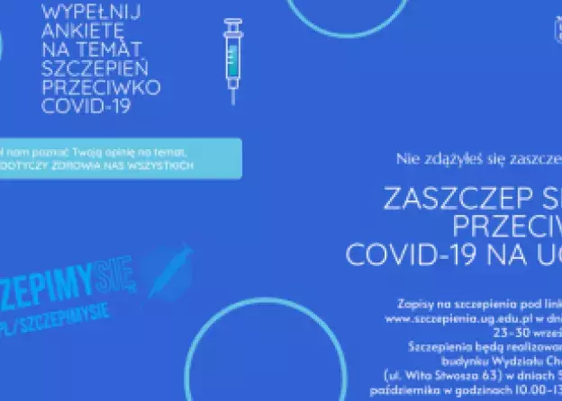 Zaszczep się przeciw COVID-19 na UG