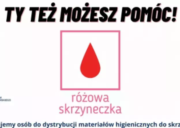 Ty tez możesz pomóc - RÓŻOWA SKRZYNECZKA