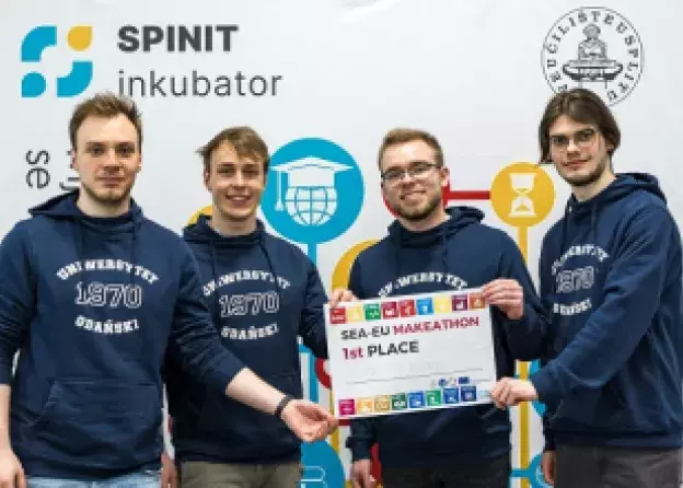 I MIEJSCE W FINALE KONKURSU SEA-EU MAKEATHON W SPLICIE