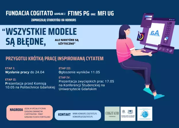 Konkurs dla studentów: "WSZYSTKIE MODELE   SĄ BŁĘDNE,   ale niektóre są użyteczne"