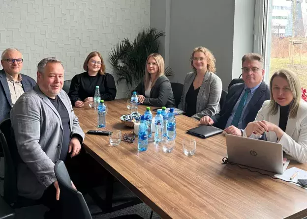 Delegacja Akademickiego Inkubatora Przedsiębiorczości ASzWoj na WMFI