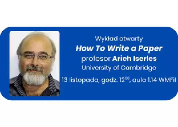 Wykład otwarty prof. Arieh Iserlesa | 13 listopada