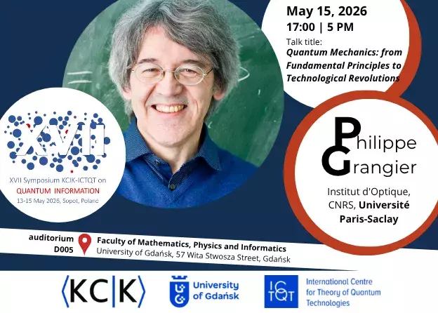 Wykład Philippe Grangiera na WMFiI w ramach 17 Sympozjum KCIK-ICTQT